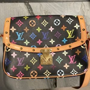 LOUIS VUITTON Sologne Cross Body Multicolor Mono